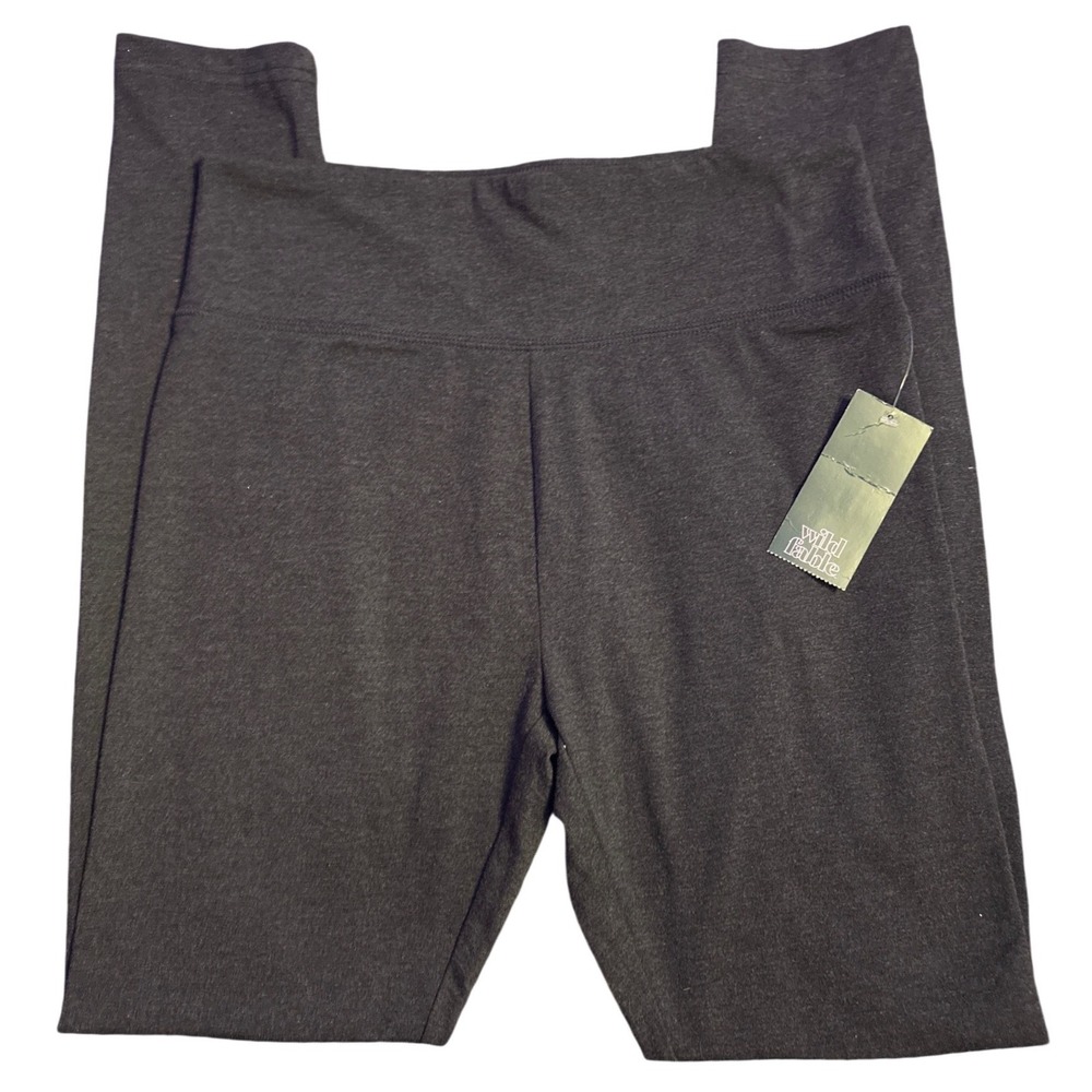 NEW Wild Fable Women Charcoal Gray High Rise Full Length‎ Leggings Size Small